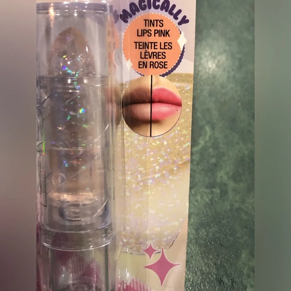 2pack peachy pie scented cheeky &‎ peachy glitter sparkle lip balm new